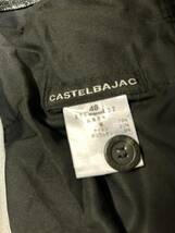 ★ 大きいサイズ！ CASTELBAJAC （カステルバジャック） ワッペンたくさん！ ブラック　ストレッチ ジーンズ　サイズ 48 (88m)　②_画像5