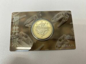 【E/F443815】地方自治法施行60周年5百円バイカラー・クラッド貨幣　福井県　500円　カードケース入り