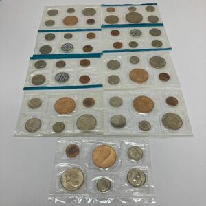 【E/D11602】海外コイン アメリカコイン ミントセット BUREAU OF THE MINT 1976/1970 おまとめ9点セット