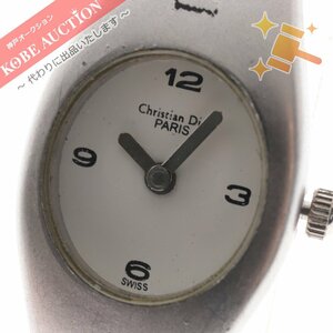 ■ ディオール 腕時計 WB8101 クォーツ 約30g レディース シルバー 文字盤ホワイト