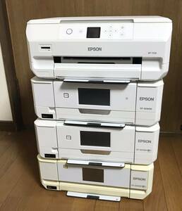 EPSON エプソン EP-806AW EP-807AW EP-808AW EP-712A　４台 インクジェットプリンター 複合機 