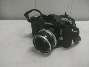Nikon ニコン フィルムカメラ【 Nikomat FTN　レンズ NIKKOR Auto 1:2 f=50mm 】中古品 未確認ジャンク 部品取りなどに