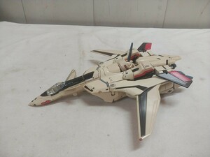 マクロスプラス【 バルキリー VF-19 】1994 BIG WEST ダイキャスト製 472g 中古品 変形 超合金？ 全長約26cm ギミック多数