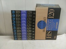 未使用 TDK VHSビデオテープ【 HS120 】10本SET 未使用在庫品 _画像1