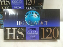 未使用 TDK VHSビデオテープ【 HS120 】10本セット 未使用 在庫品 _画像2