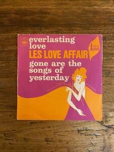 Les Love Affair「Everlasting Love」フランス盤 7inch シングル UK Rock UK Pop UK Mod Free Soul UKモッドクラシック フリーソウル