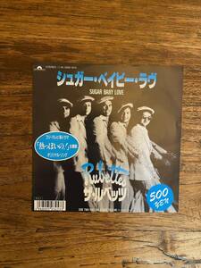 The Rubettes「Sugar Baby Love」1988年 再発 日本盤 国内盤 7inch シングル ドラマ主題歌 グラム オールディーズリバイバル ルベッツ