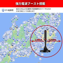 TV室内アンテナ USB式 地デジ接続 UHF VHF テレビ視聴 電波ブースト 増幅 テレビ 視聴 改善 ブースター内蔵 フルセグ 最強 ワンセグ_画像3