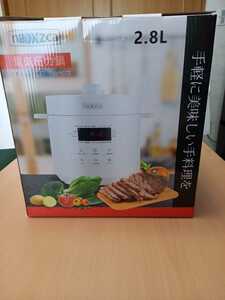 新品・未使用★ｎａXXｚｃａ　電気圧力鍋 ＫＰ22ＰＣ57 ★白　容量2.8Ｌ　炊飯器　ワンタッチ調理　２４時間予約