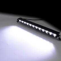 汎用 LED ライトバー 12V 24V 36W 作業灯 ワークライト オフロード フォグランプ バイク ジムニー ランクル 投光器 集魚灯 前照灯 1_画像4