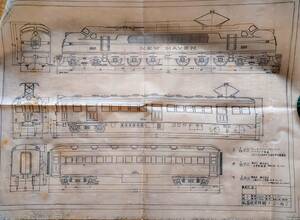 f24022209〇鉄道資料 鉄道模型図面 Oゲージ 流線型電気機関車 NEW HAVEN 2CC2 機芸社資料部 戦後 昭和２１年〇和本古書古文書
