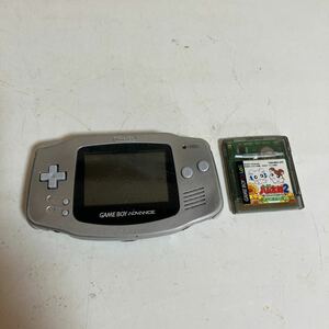 ゲームボーイアドバンス本体（AGB-001/シルバー） ゲームボーイアドバンス GBA ハム太郎2 ソフト まとめて ゲーム 当時物