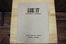 ★【中古 ジャンク品扱い】LUXKIT ラックスキット A3400 コントロールアンプ 真空管アンプ 組立説明書付き【Y4012707】★_画像9