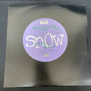 Snow/Sexy Girl/Anything For You/US Original Press