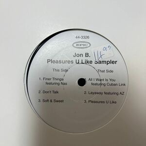 Jon B/Pleasures U Like/Album Sampler