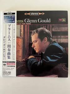 【CD】【2007 帯付国内盤 紙ジャケ】GLEN GOULD (グールド) / BRAHMS (ブラームス) INTERMEZZI (間奏曲集)