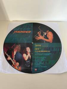 【12インチ】【'95 UK Original PICTURE DISC】【名曲】THUNDER / RIVER OF PAIN