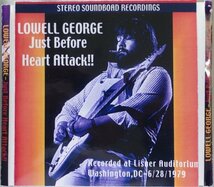 Lowell George Just Before Heart Attack 1CD-R_画像1