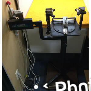 昭和レトロ！！YONEX ヨネックス　ストリングマシン　ガット張り機　テニス　バトミントン　修理　ラケット