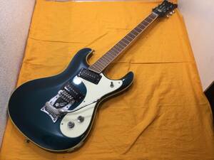 USAモズライト・オブ・カリフォルニア　1963年型　リイシュー・モデル　オール・インクブルー　カスタムカラー　エレキギター