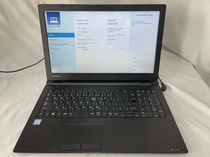 東芝 dynabook B55/J［Intel Core i3-7100U／メモリ4GB／DVD／15.6インチ］ノートパソコン【ジャンク】469