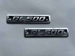 送料無料　HONDA GL500 エンブレム　純正　カスタム エンジンエンブレム　バイク　パーツ　2枚セット