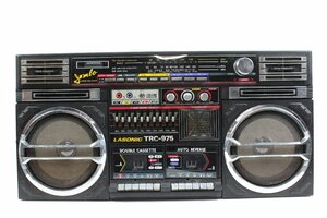 LASONIC TRC-975 ラジカセ カセットレコーダー ビッグダブルカセット FM AM SW 昭和 レトロ 希少 ラソニック 【ジャンク品】