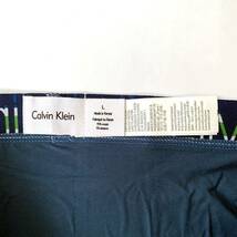 Calvin Klein ボクサーパンツ コットンストレッチ Lサイズ 3枚セット ブルー ブラック ブルー 送料無料 最短発送 カルバンクライン_画像4