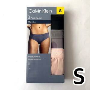 Calvin Klein アンダーウェア Hipster Microfiber Sサイズ 3枚セット レディース 送料無料 最短発送 下着 女性下着 ショーツ パンツ