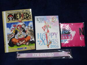 ★ONE PIECE FILM RED 入場者特典 UTA Happy Xmas 2022 スティックバルーン／コミック巻百四表紙 他◆ワンピース フィルムレッド ウタ