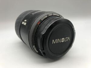 T02019　MINOLTA ミノルタ　MC-1 55㎜　AFレンズ100-300㎜　1：4.5(32)-5.6 動作未確認・ジャンク・マウントキャップなし