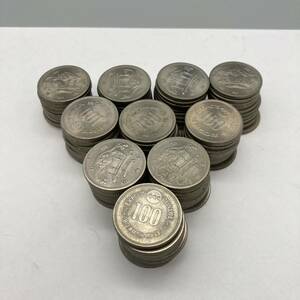 K01050 100円硬貨 昭和50年 沖縄万博 EXPO'75 海洋博覧会 記念硬貨 100枚 まとめて 額面10,000円 1975年 硬貨