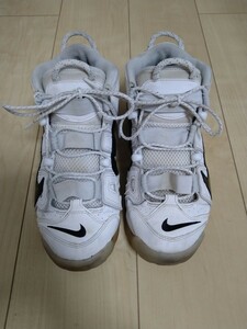 ナイキ エアモアアップテンポ 96 ホワイトコピーペースト 26.5cm NIKE AIR MORE UPTEMPO スニーカー バスケ