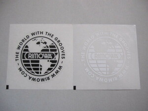 RIMOWA リモワ ステッカー シール 白黒セット 2枚セット 未使用品 非売品