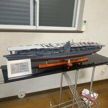ディアゴスティーニ 模型 赤城 日本海軍 艦船模型 プラモデル インテリア アクリルケース付き 1円スタート 引き取り限定_画像1