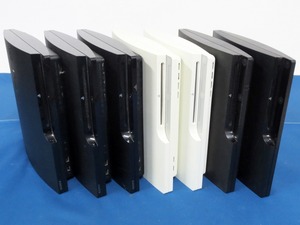 1円～★PS3本体 まとめ売り 7台セット CECH-3000A/CECH-2500A/CECH-2100A ～パーツ取りに!! ※ジャンク・現状渡し※ (4598)