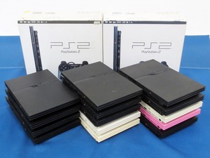 1円～★PS2本体 まとめ売り≪1≫ 16台セット SCPH-90000/77000/75000/70000 ～パーツ取りに!! ※ジャンク・現状渡し※ (4599)