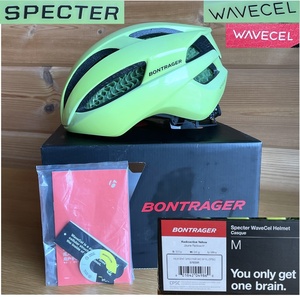 ◆ 送料無料 ◆ BONTRAGER（ボントレガー） Specter WaveCel ヘルメット　色：Radioactive Yellow　Mサイズ（54〜60cm）マグネットバックル