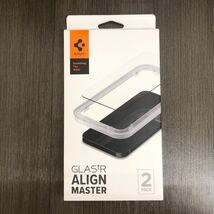 【 未使用 】【 spigen 】 iPhone 14 Plus ・iPhone 13 Pro Max 対応 ガラス保護フィルム ( 2枚入り ) ALIGN MAGTER ガイド枠付き _画像5