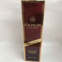 【未開栓品】CAMUS カミュ COGNAC コニャック 古酒 1L 1000ml アルコール度数40% お酒 飲料 箱付き フランス製 _画像5