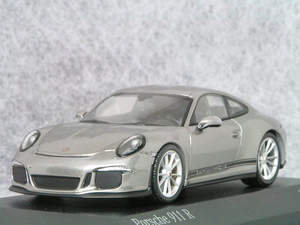 ● 1/43 ポルシェ 〓 911( 991 ) R / シルバー / ブラック サイド ストライプ 〓 Porsche