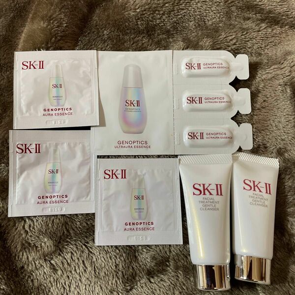 SK-II SK2 ジェノプティクスウルトオーラエッセンス薬用美白美容液AE 6枚　フェイシャルトリートメントジェントルクレンザー