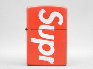 Zippo/ジッポー Supreme RED シュプリーム / 2017年製造 オイルライター/喫煙具 U.S.A製 【6287y1】