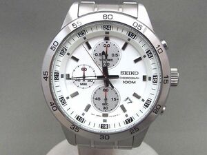 SEIKO/セイコー クロノグラフ クォーツ メンズ腕時計 4T57-00K0 【W92y1】