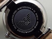EMPORIO ARMANI/エンポリオ アルマーニ クォーツ シェル文字盤 レディース腕時計 AR-8039 【W22y1】_画像6