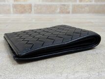 BOTTEGA VENETA/ボッテガヴェネタ イントレチャート 二つ折り財布/レザー ウォレット 【6209y1】_画像3