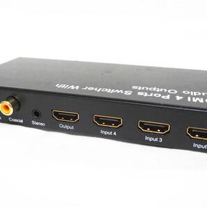 サンワダイレクト★HDMIセレクター HDMI切替器 4入力×1出力・光 400-SW015 (HDMI 4Ports Switcher With Audio Outputs)の画像4