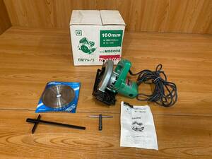 ★a-18【動作品】makita マキタ 6型マルノコ M5600A 電動工具 丸のこ 箱付き DIY チップソー付