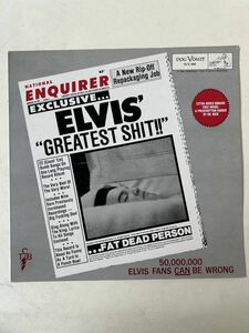 ELVIS GREATEST SHIT !! エルヴィスプレスリー トリブュートLP レア音源集 elvis presley 検ロカビリー、ロックンロール、エルビス
