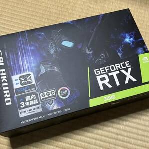 RTX3080 玄人志向 GG-RTX3080-E10GB-TP 非LHR NVIDIA GeForce GTXの画像1